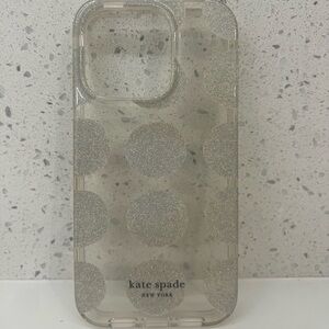 Kate Spade Glitter Polka Dot 14 Pro Phone Case